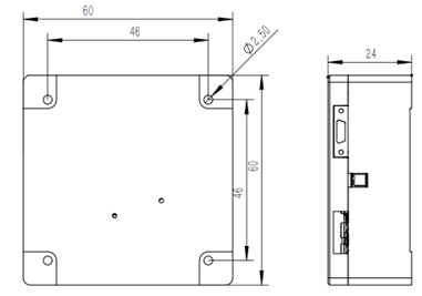 Fiber Optic Gyroscope Dimensions