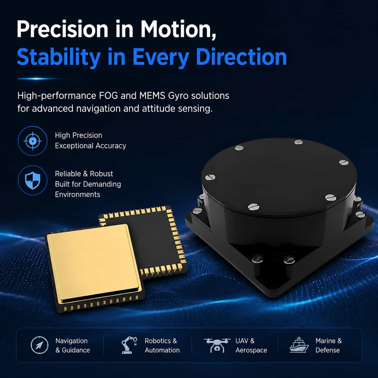 Tactical Grade MEMS Gyroscope & FOG